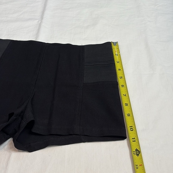 Love Culture Black Pull On Micro Shorts with Elastic Side Panels. Small/Medium - Picture 6 of 8